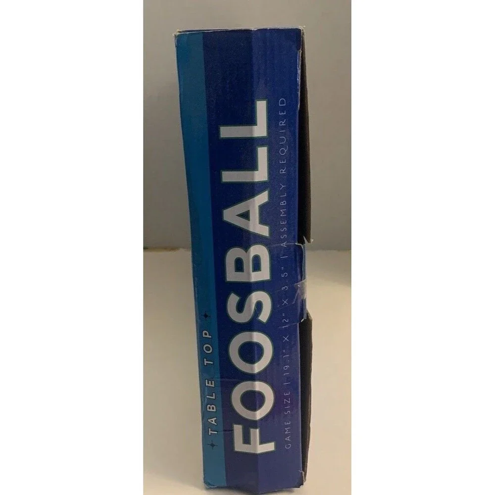 Neon Wooden Tabletop Foosball Game Soccer Gift Novelty Fun Game Collectible